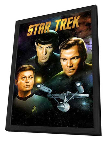 Star Trek (TV) 11 x 17 TV Poster - Style K - in Deluxe Aluminum Frame
