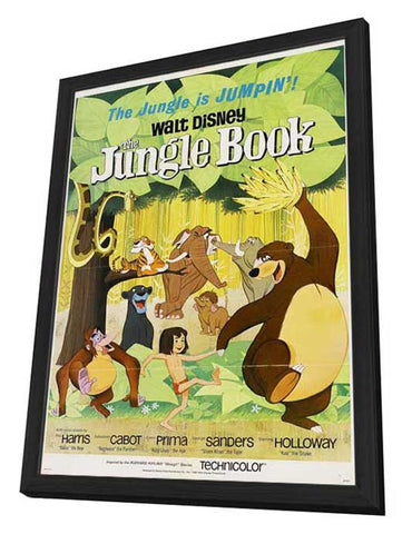The Jungle Book 11 x 17 Movie Poster - Style E - in Deluxe Aluminum Frame