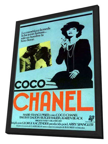 Chanel Solitaire 11 x 17 Movie Poster - Spanish Style B - in Deluxe Aluminum Frame