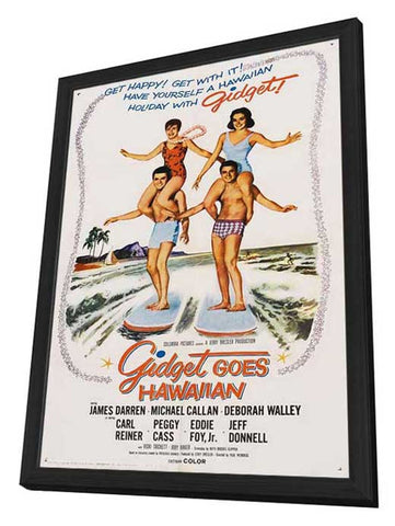 Gidget Goes Hawaiian 11 x 17 Movie Poster - Style A - in Deluxe Aluminum Frame