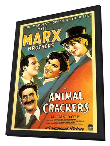 Animal Crackers 11 x 17 Movie Poster - Style A - in Deluxe Aluminum Frame