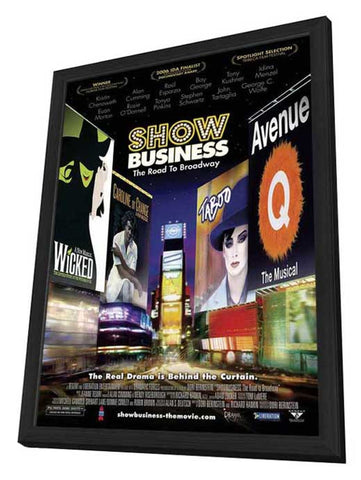 ShowBusiness: The Road to Broadway 11 x 17 Movie Poster - Style A - in Deluxe Aluminum Frame