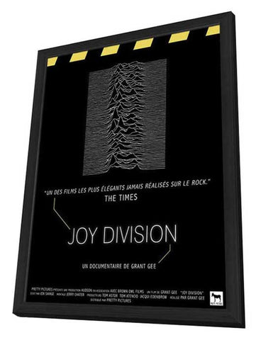 Joy Division 11 x 17 Movie Poster - French Style A - in Deluxe Wood Frame