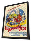The Wizard of Oz 11 x 17 Movie Poster - French Style A - in Deluxe Wood Frame