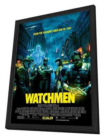 Watchmen 11 x 17 Movie Poster - Style W - in Deluxe Aluminum Frame