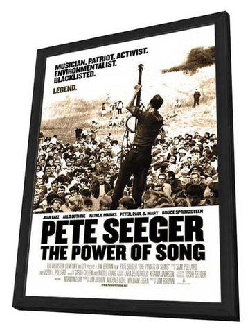 Pete Seeger: The Power of Song 11 x 17 Movie Poster - Style A - in Deluxe Aluminum Frame