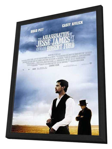 The Assassination of Jesse James by the Coward Robert Ford 11 x 17 Movie Poster - Style I - in Deluxe Aluminum Frame