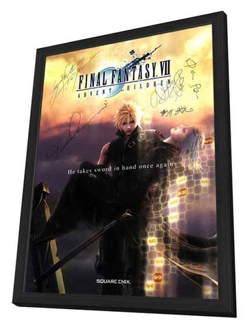 Final Fantasy VII: Advent Children 11 x 17 Movie Poster - Style A - in Deluxe Aluminum Frame