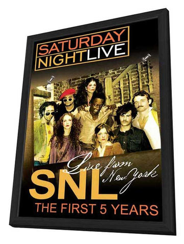 Live from New York: The First 5 Years of Saturday Night Live 11 x 17 Movie Poster - Style A - in Deluxe Aluminum Frame