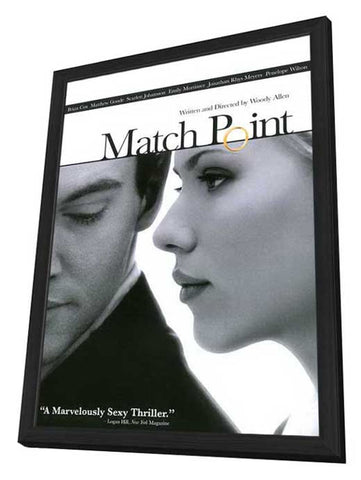 Match Point 11 x 17 Movie Poster - Style B - in Deluxe Aluminum Frame
