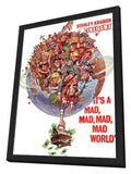 It's a Mad Mad Mad Mad World 11 x 17 Movie Poster - Style G - in Deluxe Aluminum Frame