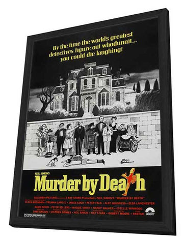 Murder by Death 11 x 17 Movie Poster - Style C - in Deluxe Aluminum Frame