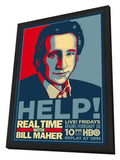 Real Time with Bill Maher 11 x 17 Movie Poster - Style A - in Deluxe Aluminum Frame