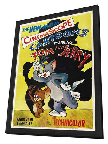 Tom and Jerry 11 x 17 Movie Poster - Style A - in Deluxe Aluminum Frame