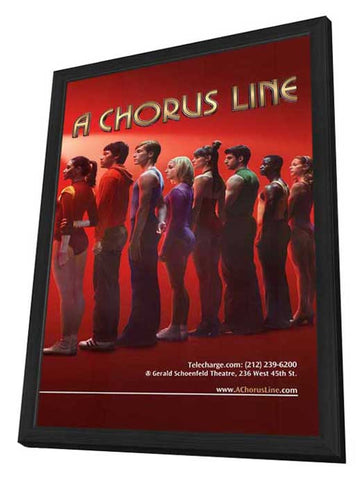 A Chorus Line (Broadway) 11 x 17 Poster - Style A - in Deluxe Aluminum Frame