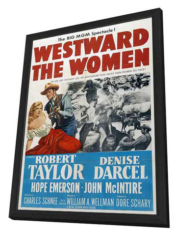 Westward the Women 11 x 17 Movie Poster - Style A - in Deluxe Aluminum Frame