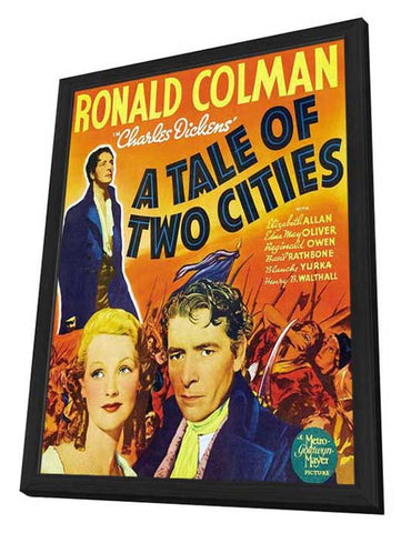 A Tale of Two Cities 11 x 17 Movie Poster - Style B - in Deluxe Aluminum Frame