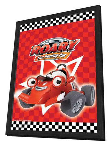 Roary the Racing Car 11 x 17 Movie Poster - UK Style A - in Deluxe Wood Frame