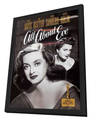 All About Eve 11 x 17 Movie Poster - Style D - in Deluxe Aluminum Frame