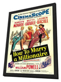 How to Marry a Millionaire 11 x 17 Movie Poster - Style C - in Deluxe Aluminum Frame