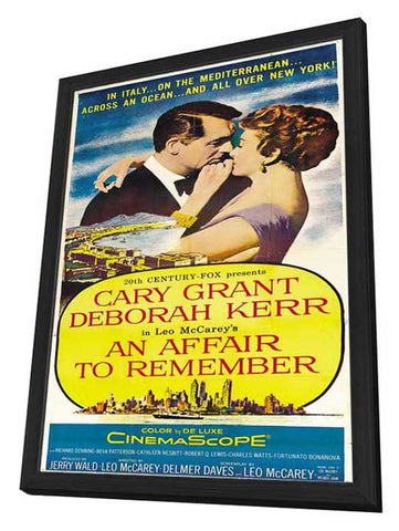 An Affair to Remember 11 x 17 Movie Poster - Style C - in Deluxe Aluminum Frame