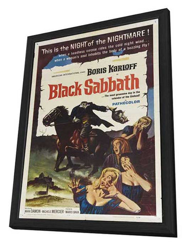 Black Sabbath 11 x 17 Movie Poster - Style A - in Deluxe Aluminum Frame