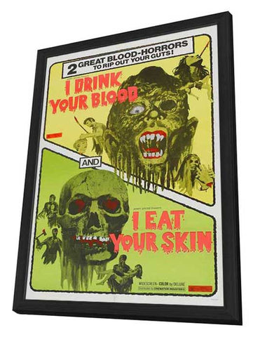 Zombies 11 x 17 Movie Poster - Style A - in Deluxe Aluminum Frame