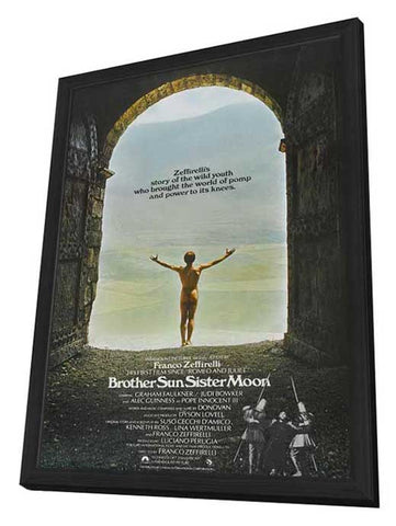 Brother Sun, Sister Moon 11 x 17 Movie Poster - UK Style A - in Deluxe Wood Frame