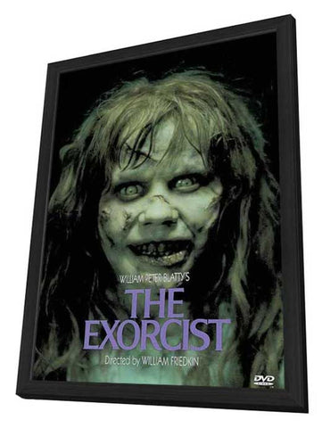 The Exorcist 11 x 17 Movie Poster - Style D - in Deluxe Aluminum Frame