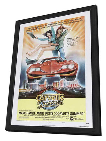 Corvette Summer 11 x 17 Movie Poster - Style C - in Deluxe Aluminum Frame