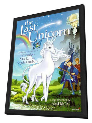 Last Unicorn 11 x 17 Movie Poster - Style C - in Deluxe Aluminum Frame
