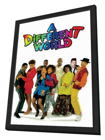 A Different World (TV) 11 x 17 TV Poster - Style A - in Deluxe Aluminum Frame