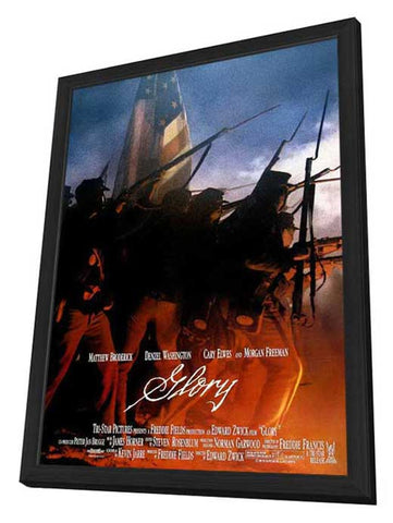 Glory 11 x 17 Movie Poster - Style D - in Deluxe Aluminum Frame
