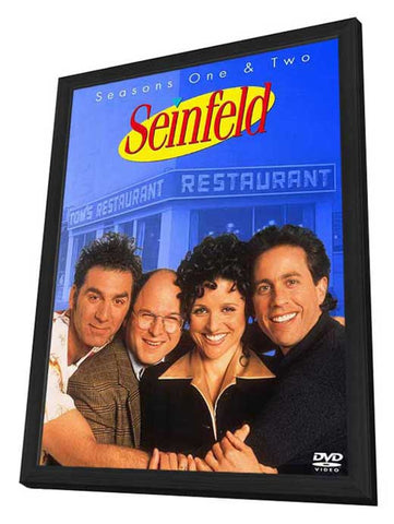 Seinfeld 11 x 17 TV Poster - Style D - in Deluxe Aluminum Frame