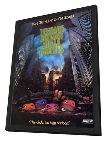 Teenage Mutant Ninja Turtles 11 x 17 Movie Poster - Style B - in Deluxe Aluminum Frame