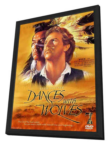 Dances With Wolves 11 x 17 Movie Poster - Style H - in Deluxe Aluminum Frame