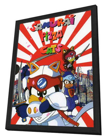 Samurai Pizza Cats (TV) 11 x 17 TV Poster - Style A - in Deluxe Aluminum Frame