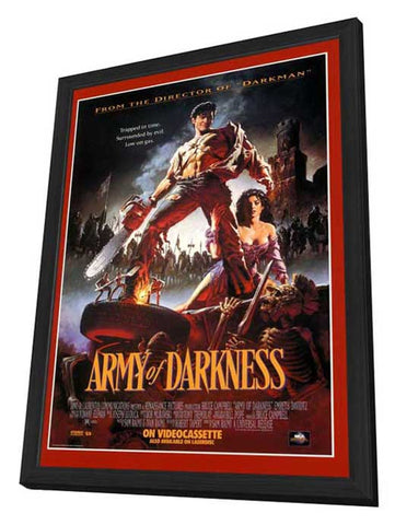 Army of Darkness 11 x 17 Movie Poster - Style C - in Deluxe Aluminum Frame