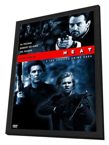 Heat 11 x 17 Movie Poster - Style F - in Deluxe Aluminum Frame