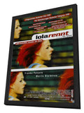 Run Lola Run 11 x 17 Movie Poster - German Style C - in Deluxe Wood Frame