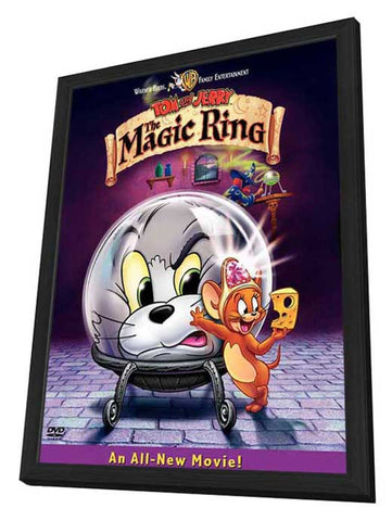 Tom and Jerry: The Magic Ring 11 x 17 Movie Poster - Style A - in Deluxe Aluminum Frame