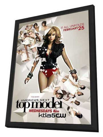 America's Next Top Model 11 x 17 TV Poster - Style G - in Deluxe Aluminum Frame