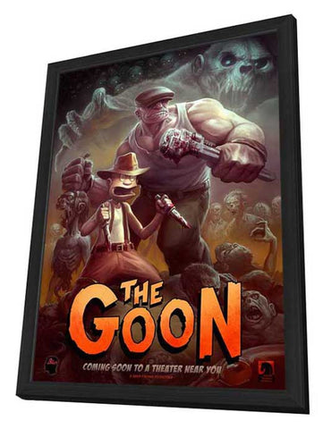 The Goon 11 x 17 Movie Poster - Style A - in Deluxe Aluminum Frame