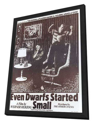 Even Dwarfs Started Small 11 x 17 Movie Poster - Style A - in Deluxe Aluminum Frame
