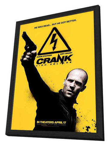 Crank 2: High Voltage 11 x 17 Movie Poster - Style B - in Deluxe Aluminum Frame