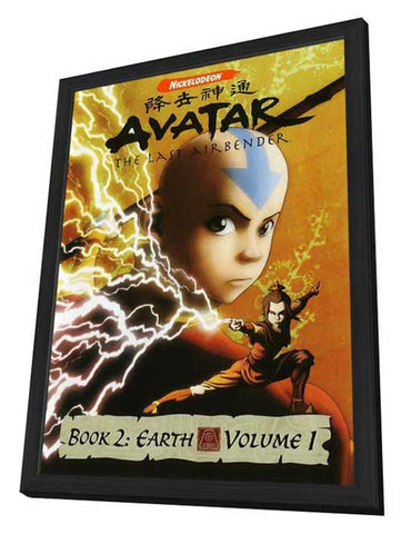 The Last Airbender 11 x 17 TV Poster - UK Style A - in Deluxe Aluminum Frame