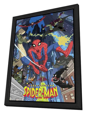 The Spectacular Spider-Man 11 x 17 Movie Poster - Style A - in Deluxe Aluminum Frame