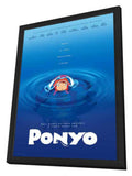 Ponyo on the Cliff by the Sea 11 x 17 Movie Poster - Style A - in Deluxe Aluminum Frame