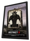 District 9 11 x 17 Movie Poster - Style C - in Deluxe Aluminum Frame