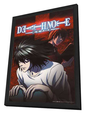 Death Note 11 x 17 Movie Poster - Japanese Style E - in Deluxe Wood Frame